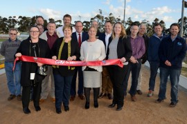 Local groups join celebrations for official opening of $800,000 upgraded greyhound racetrack in Horsham